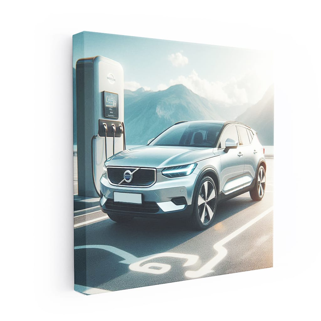 Volvo C40 Recharge Parking Wall Art