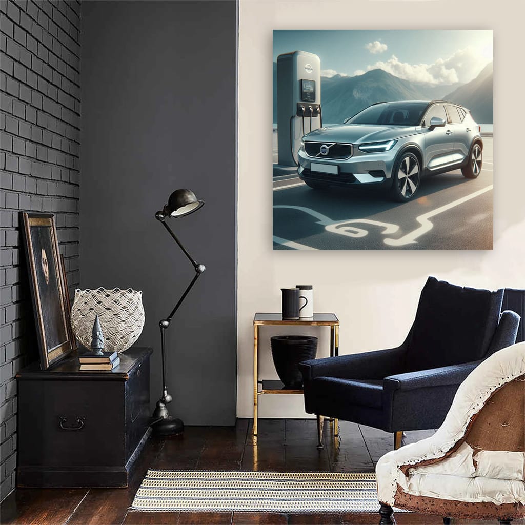 Volvo C40 Recharge Parking - Stylish Electric Elegance