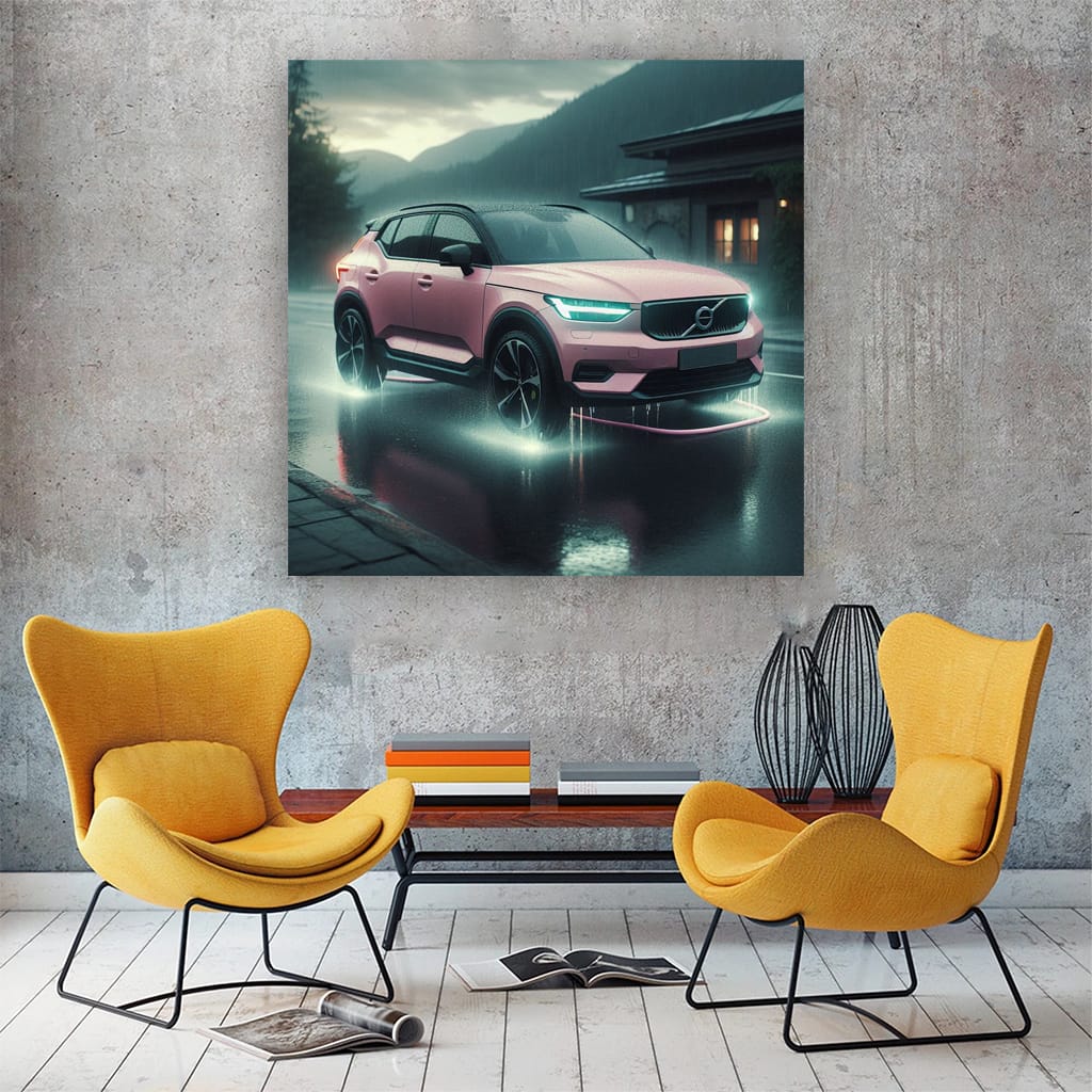 Volvo C40 Recharge in Rainy Weather - Electrifying Elegance