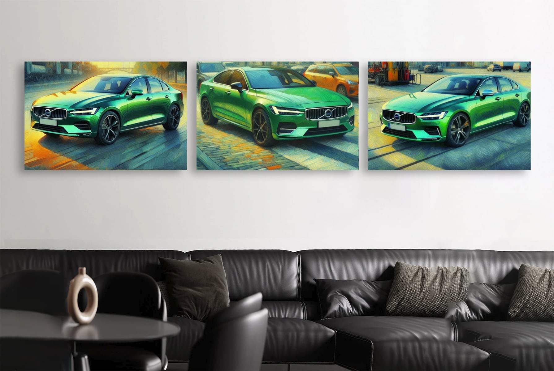 Volvo S60 Impressionism Set of 3