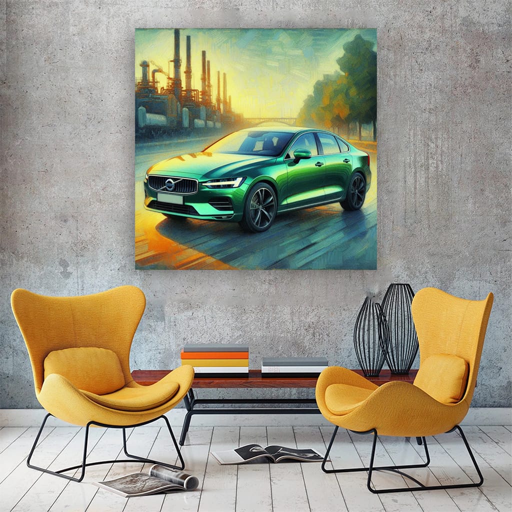 Volvo S60 in Impressionism Style - Elegance Meets Innovation