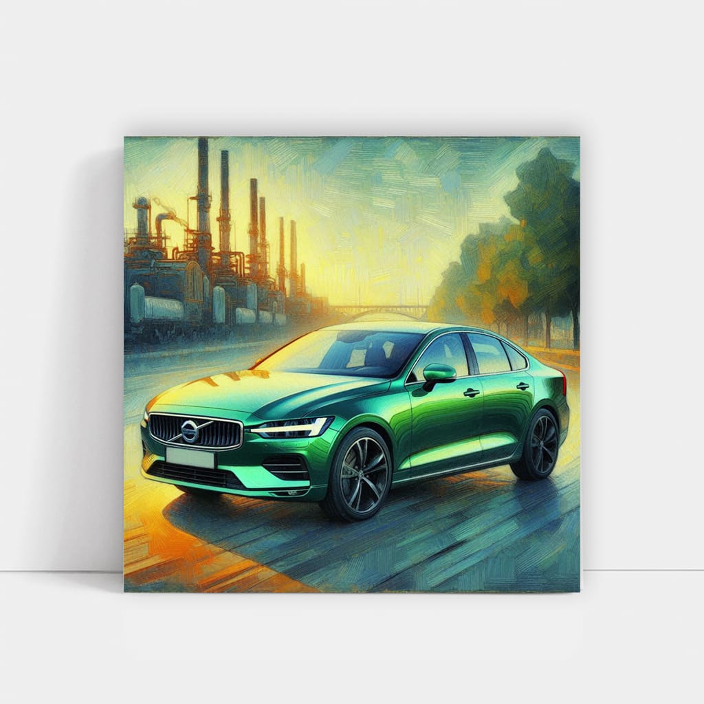 Volvo S60 in Impressionism Style - Elegance Meets Innovation