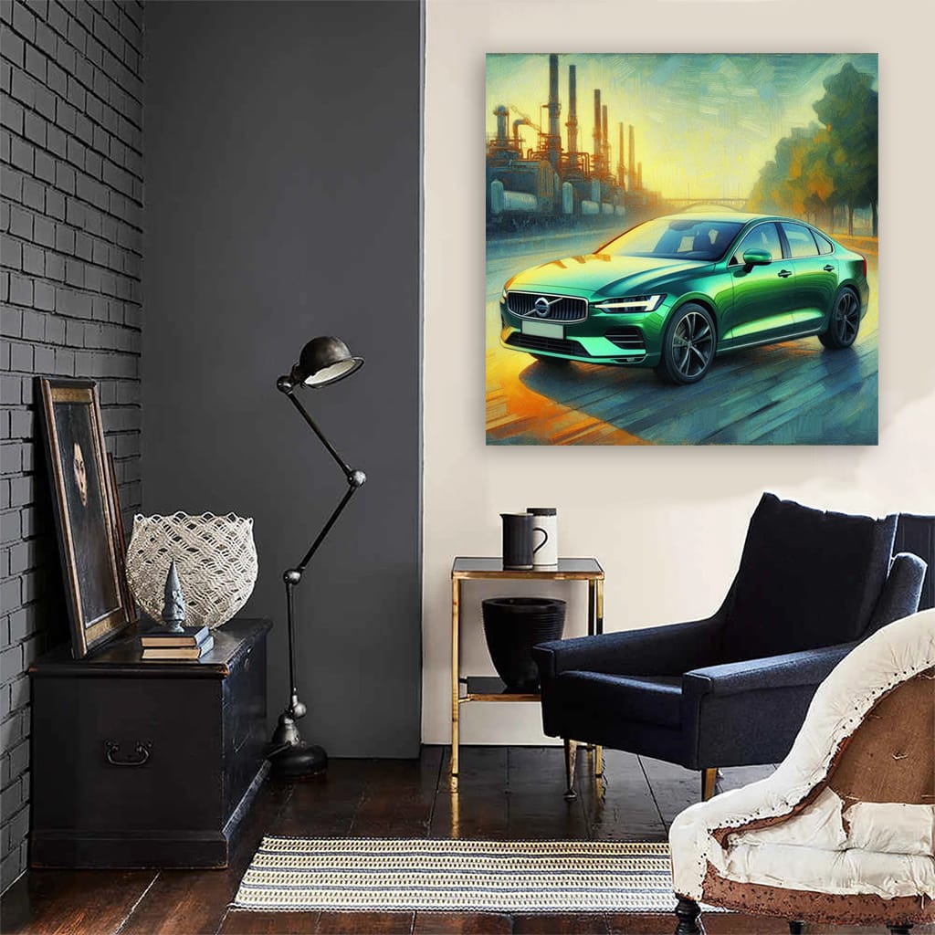 Volvo S60 in Impressionism Style - Elegance Meets Innovation