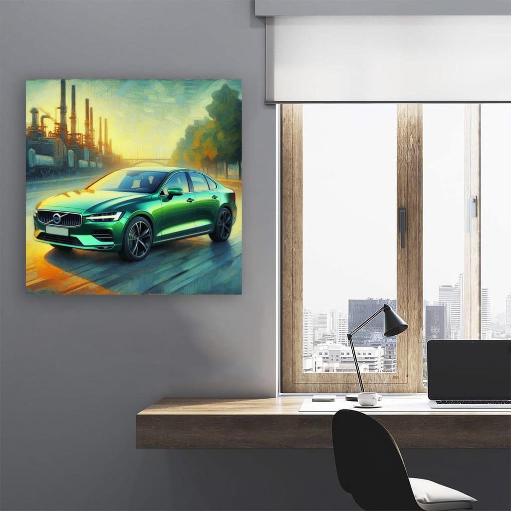 Volvo S60 in Impressionism Style - Elegance Meets Innovation
