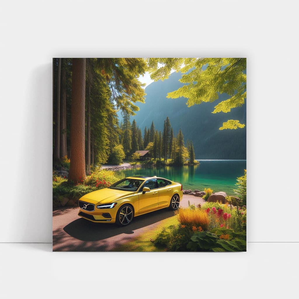 Volvo S60 at Lake - Luxury and Performance in Harmony