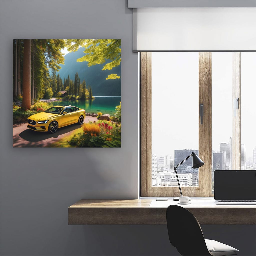 Volvo S60 at Lake - Luxury and Performance in Harmony