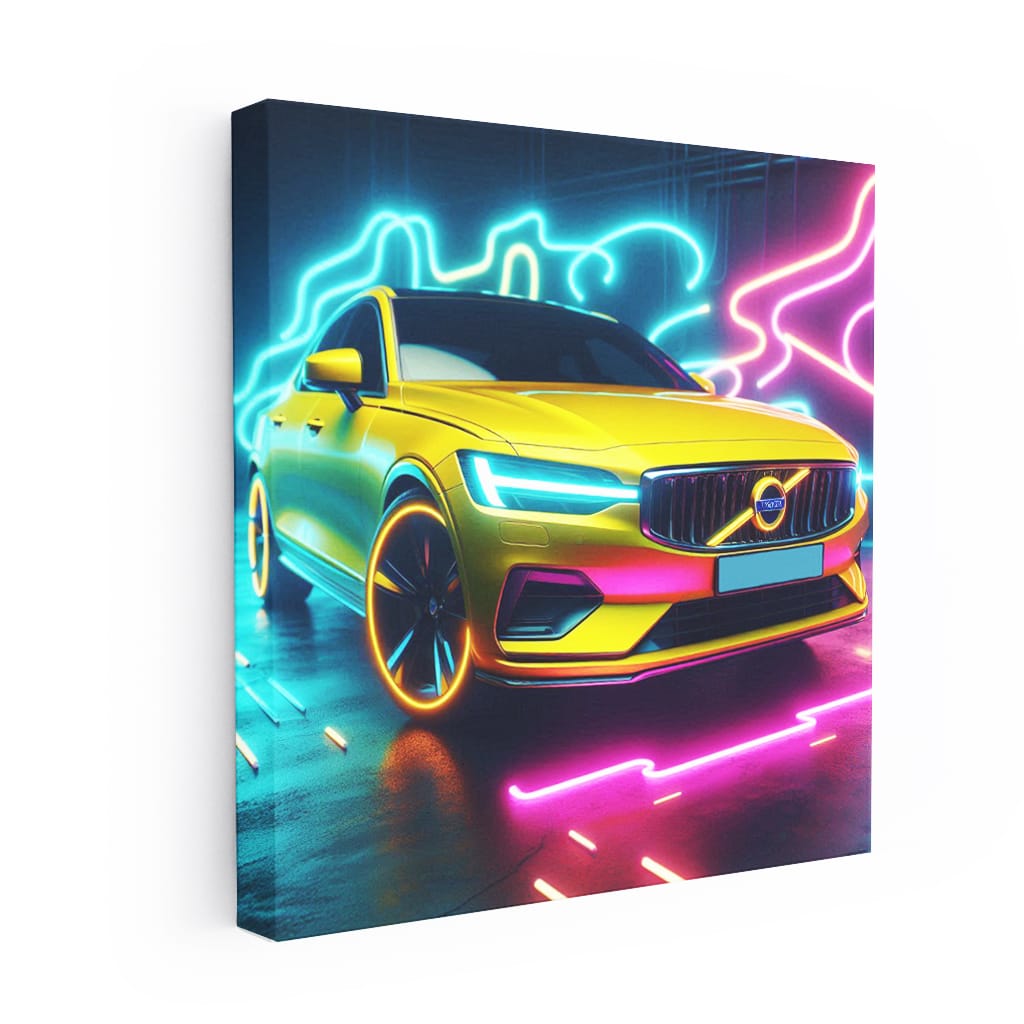 Volvo S60 Neon Wall Art