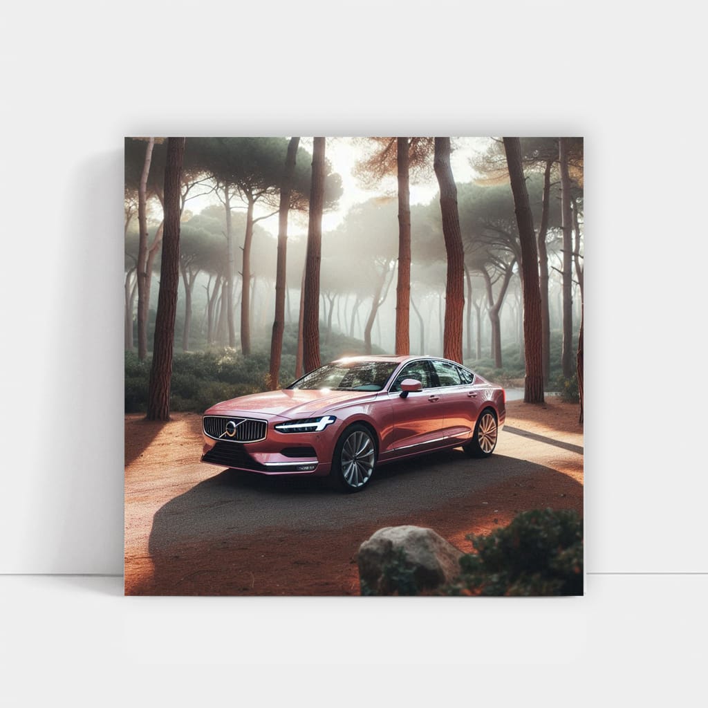 Volvo S90 Forest - Elegance Meets Nature's Serenity