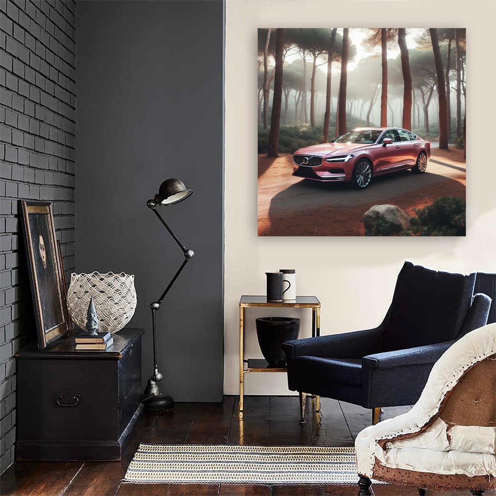 Volvo S90 Forest - Elegance Meets Nature's Serenity
