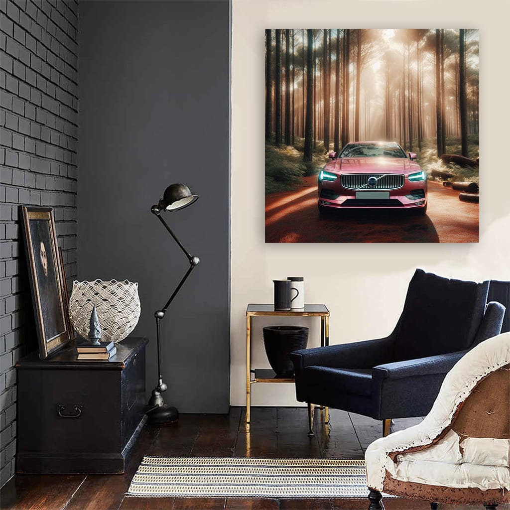 Volvo S90 in Forest - Elegant Scandinavian Luxury Sedan