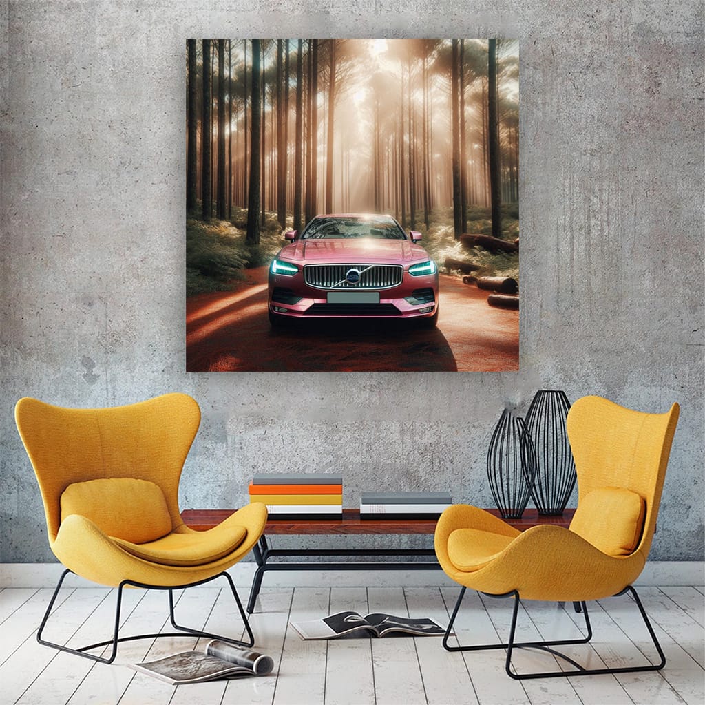 Volvo S90 in Forest - Elegant Scandinavian Luxury Sedan