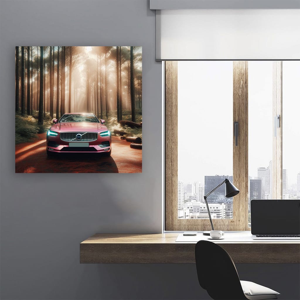 Volvo S90 in Forest - Elegant Scandinavian Luxury Sedan