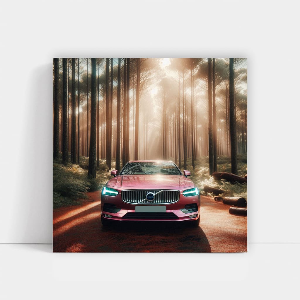Volvo S90 in Forest - Elegant Scandinavian Luxury Sedan