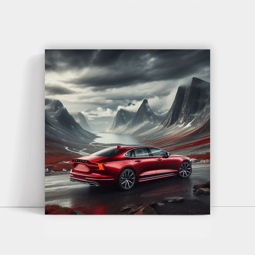 Volvo S90 Mounta Wall Art