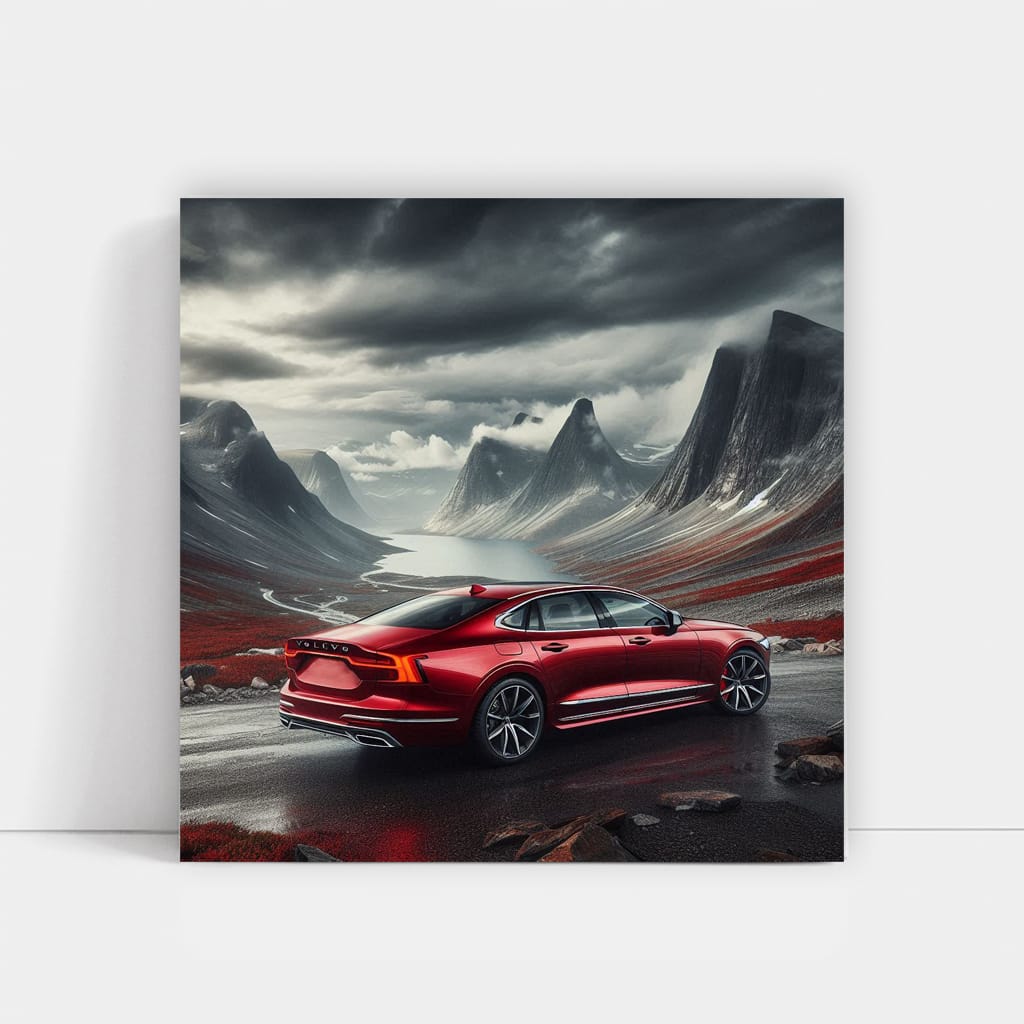 Volvo S90 in Mountain Landscape - Elegance Meets Adventure