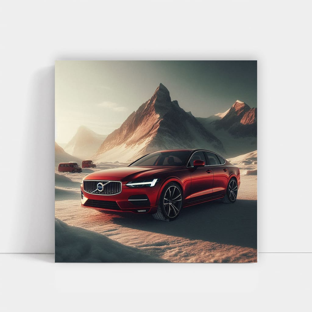 Volvo S90 Mountain Wall Art