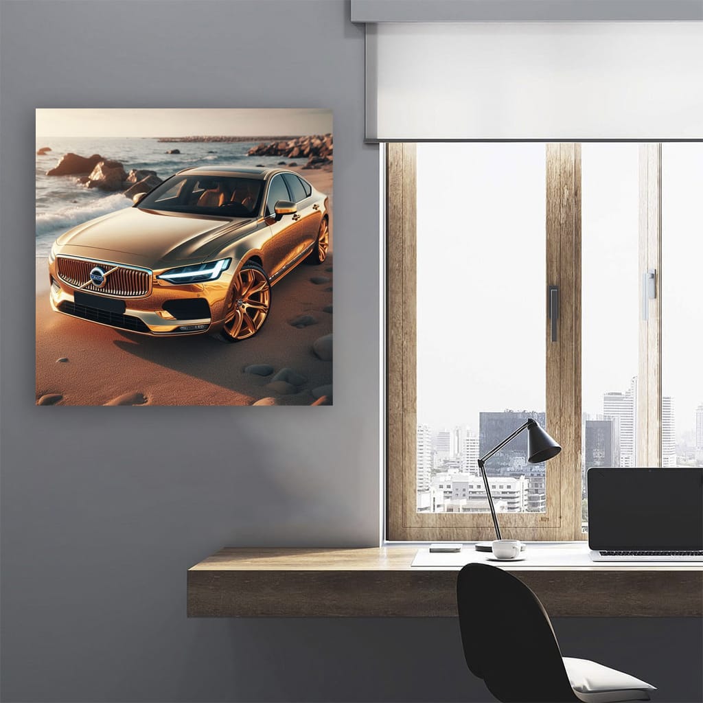 Volvo S90 On Bea Wall Art