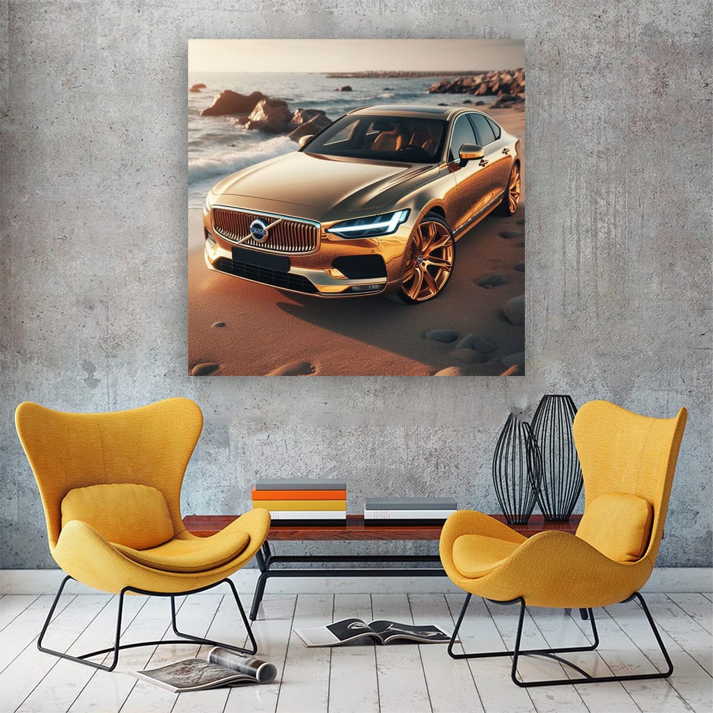 Volvo S90 On Bea Wall Art