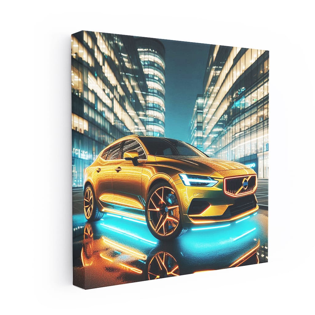 Volvo V40 Neon Wall Art