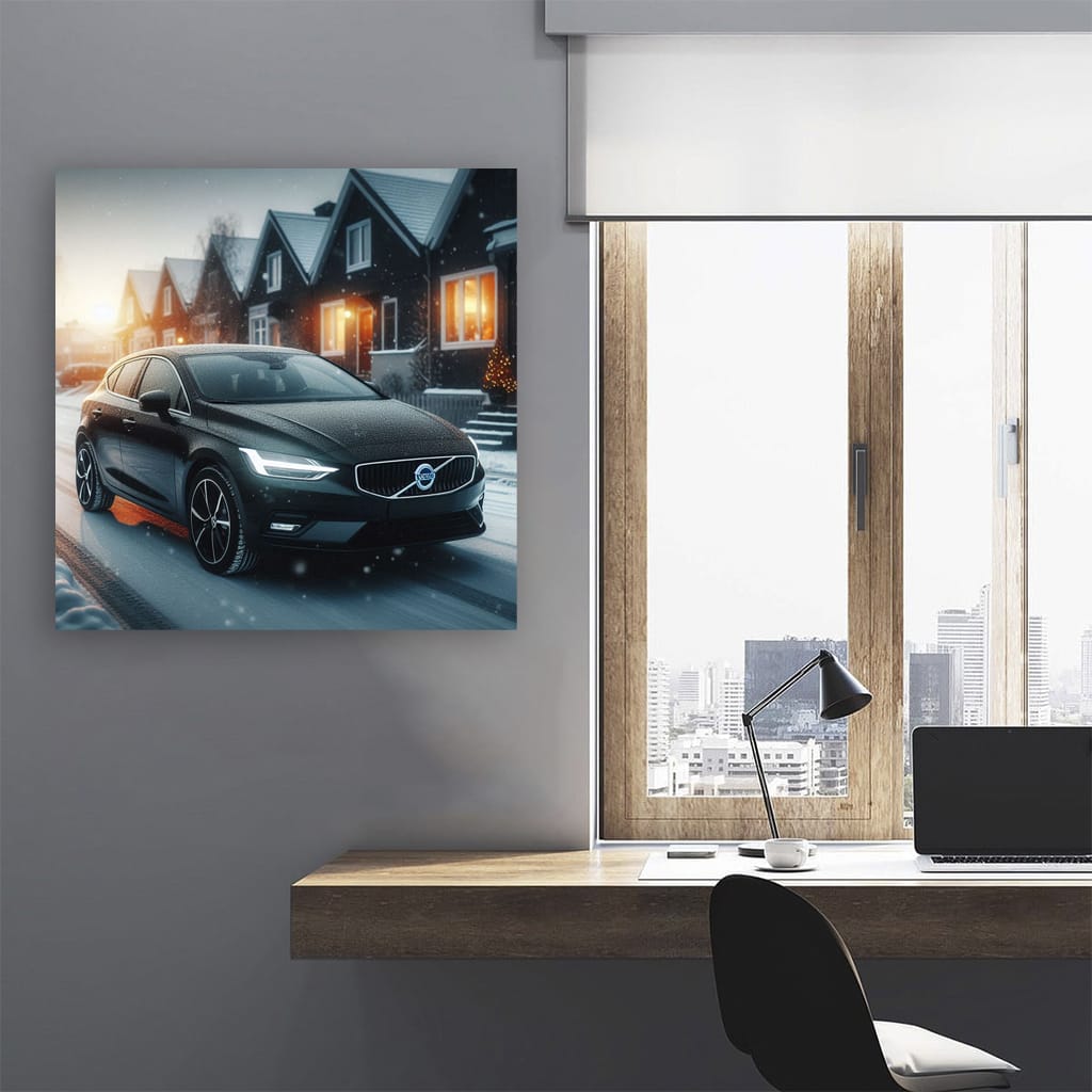 Volvo V40 Wint Wall Art