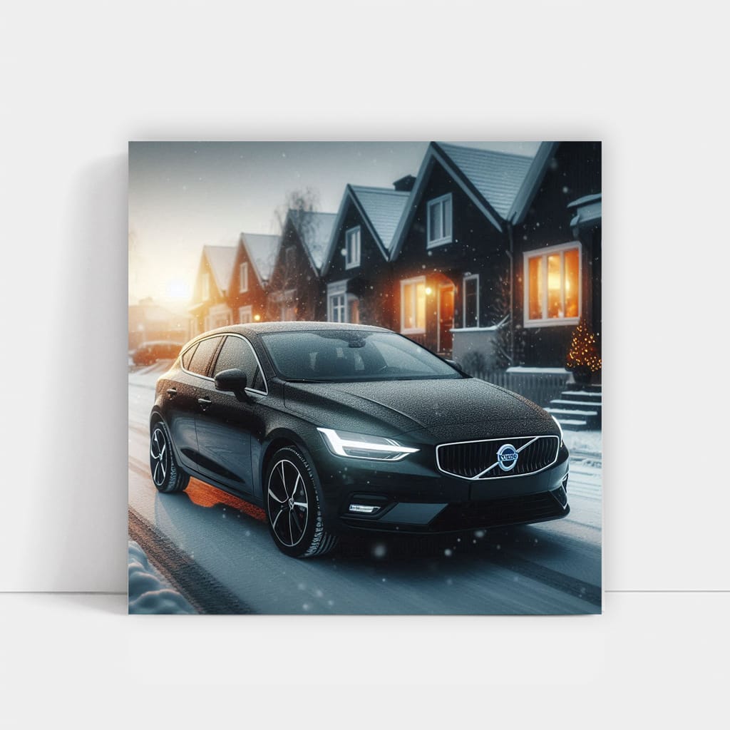 Volvo V40 Wint Wall Art