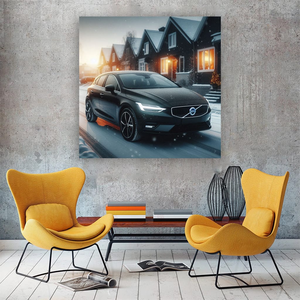 Volvo V40 Wint Wall Art