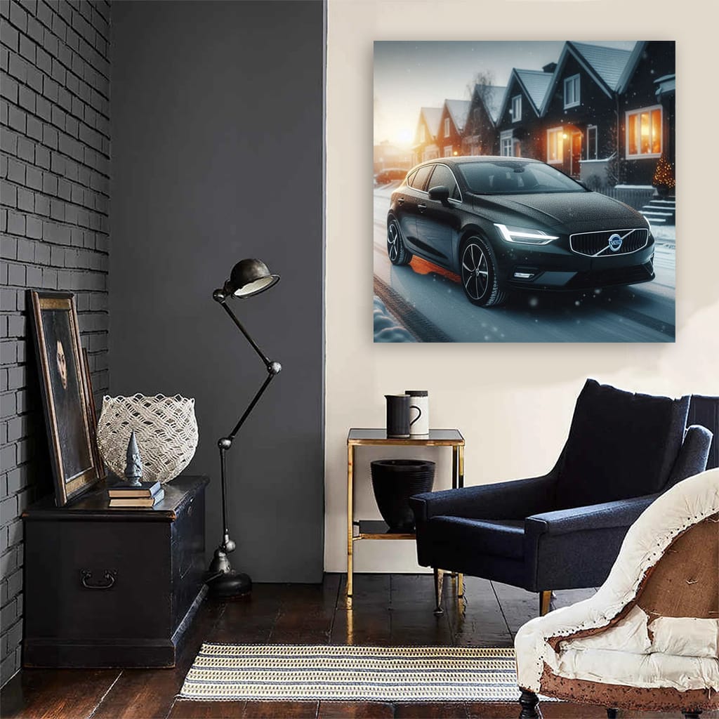 Volvo V40 Wint Wall Art