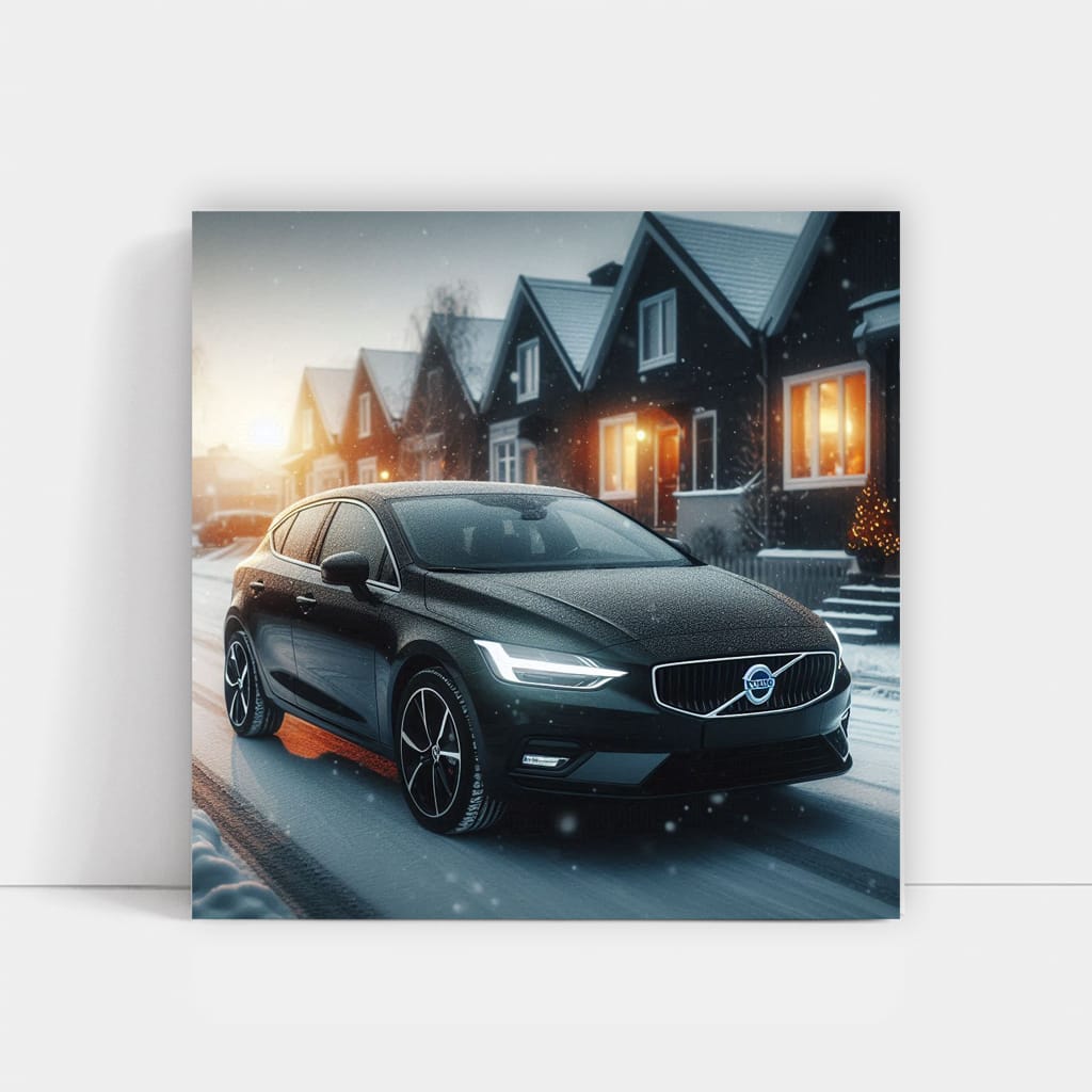Volvo V40 Winter Edition - Stylish and Robust in Snow