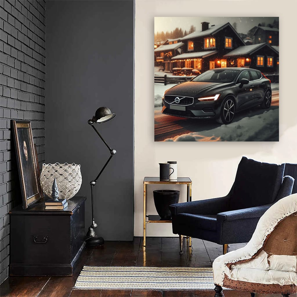 Volvo V40 Winter Drive - Sleek and Stylish Adventure