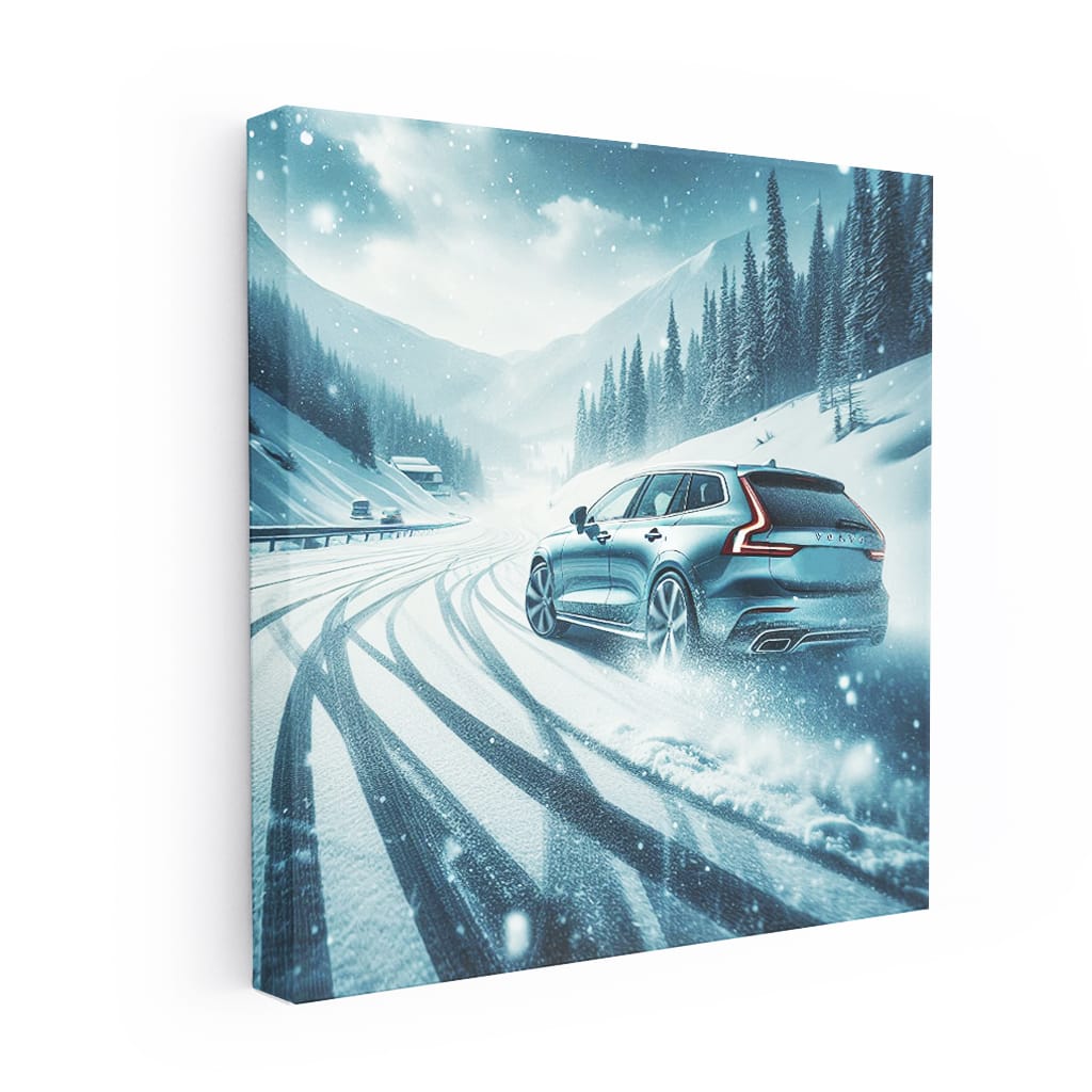 Volvo V60 Drift Wall Art