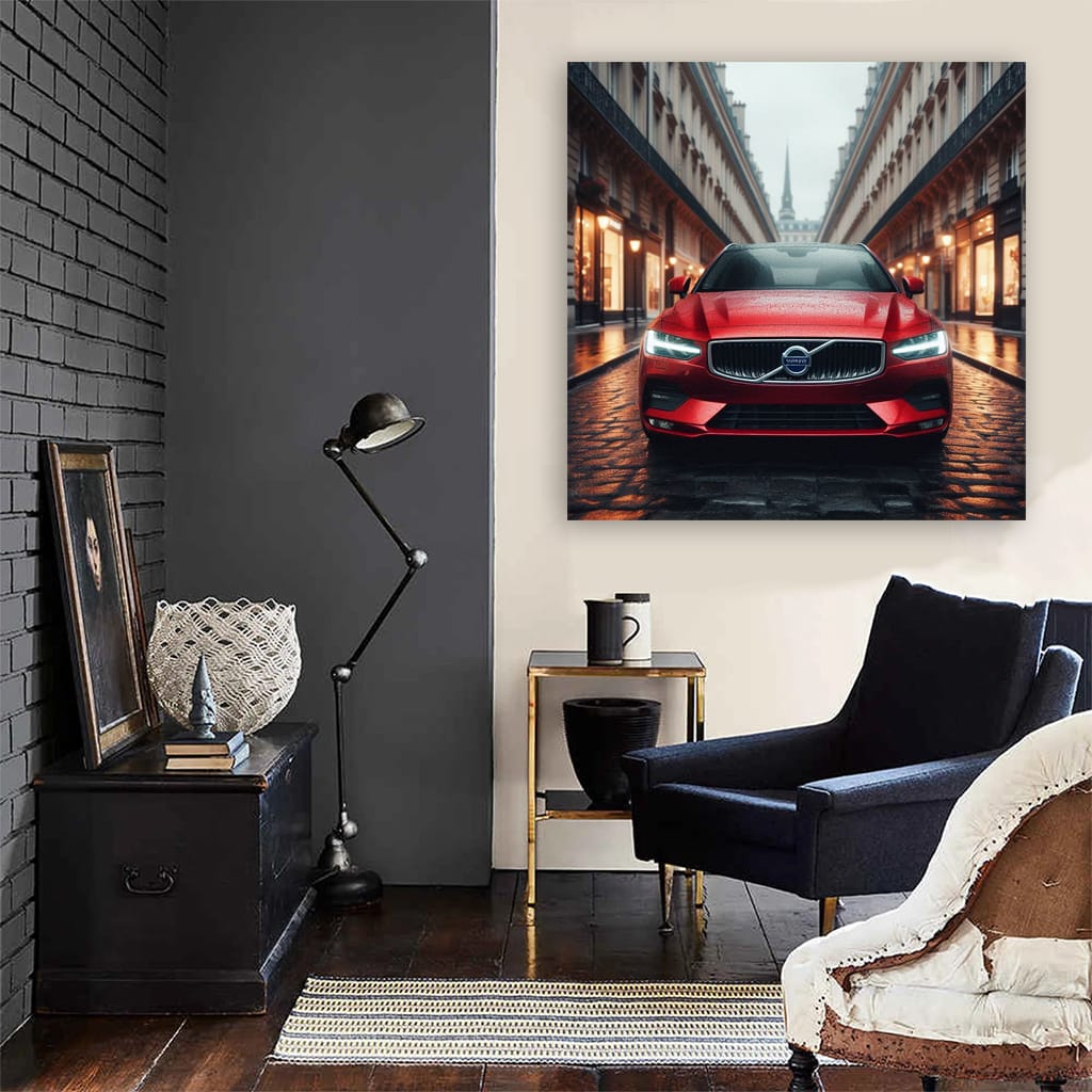 Volvo V60 Paris Wall Art