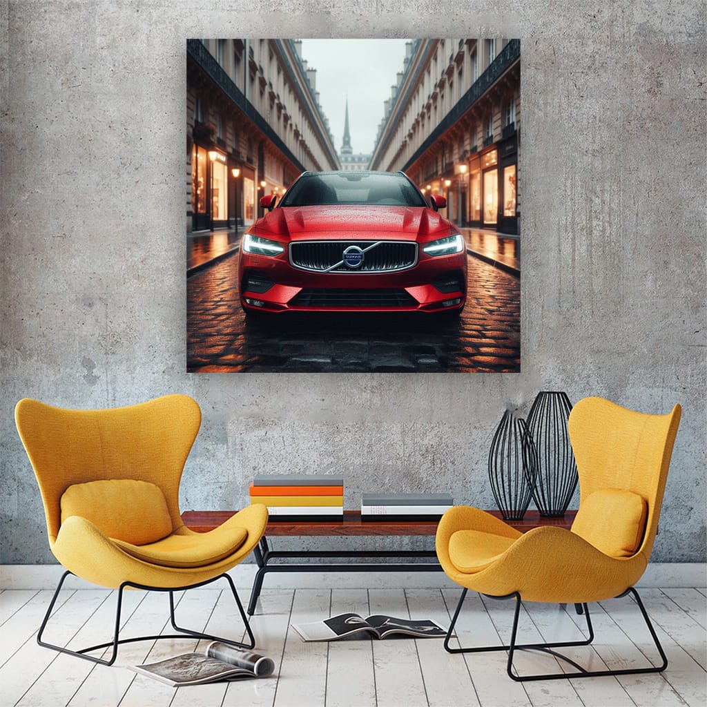 Volvo V60 Paris Wall Art