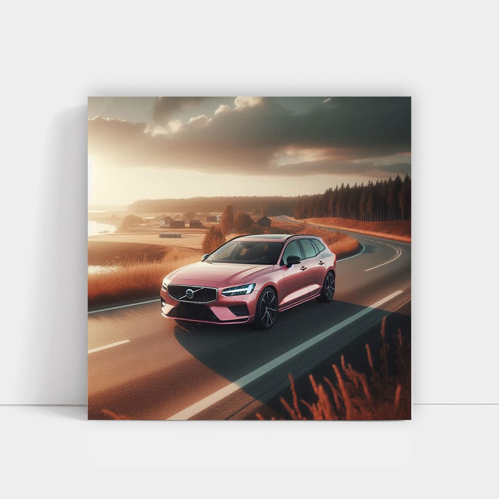 Volvo V60 Road Wall Art