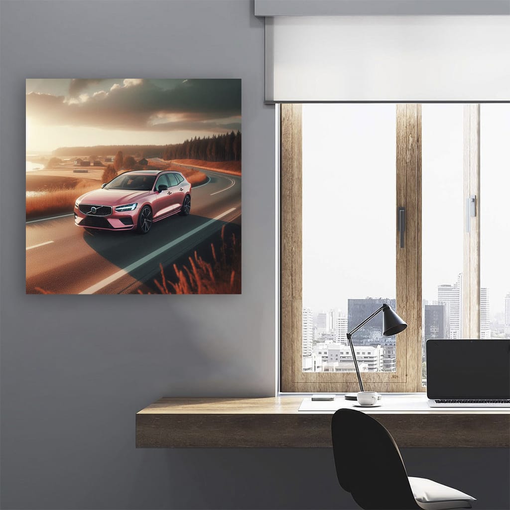 Volvo V60 Road Wall Art