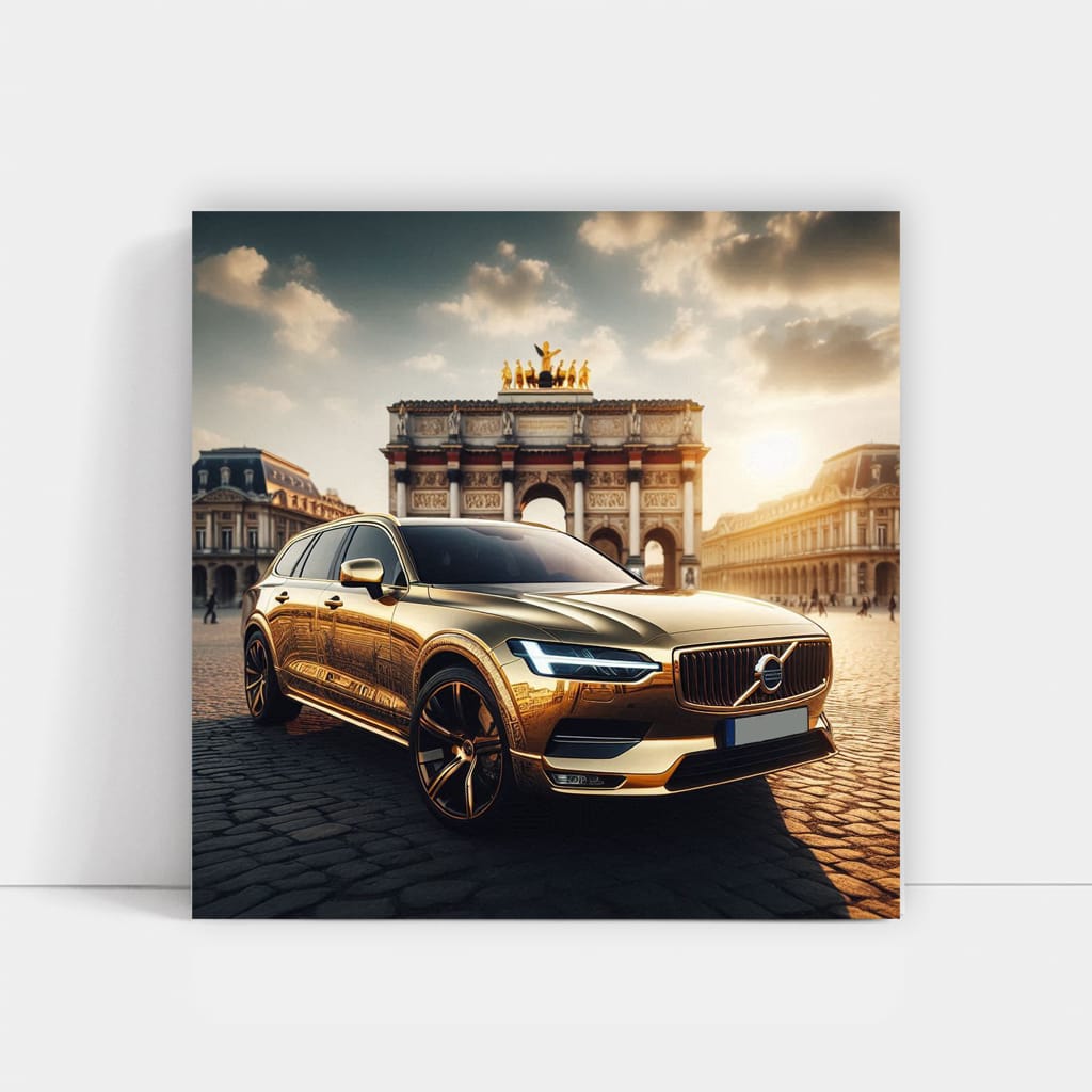 Volvo V90 in Paris - Sleek Luxury and Modern Elegance