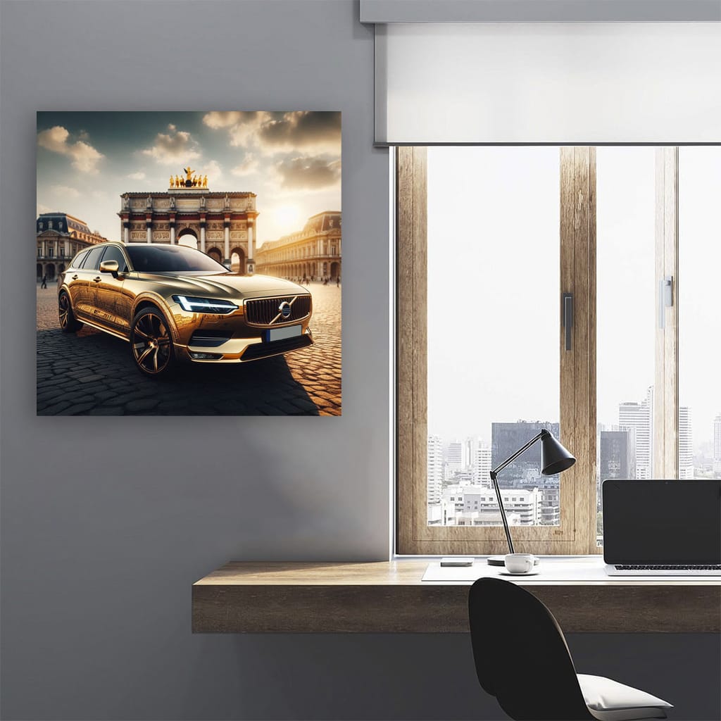 Volvo V90 Paris Wall Art