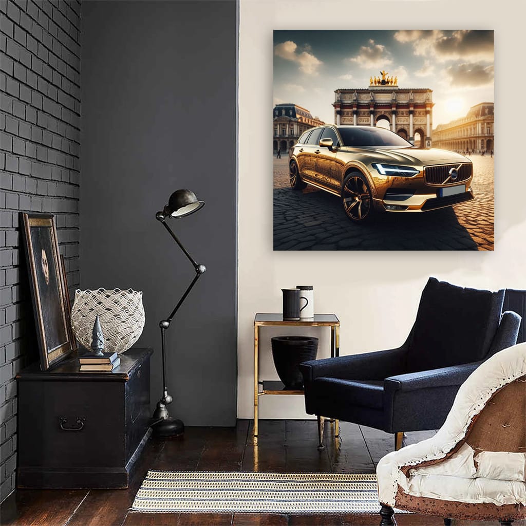 Volvo V90 Paris Wall Art