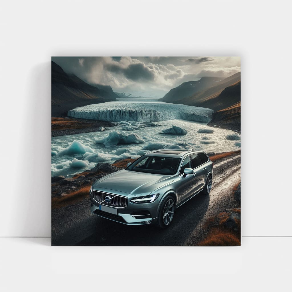 Volvo V90 River Wall Art