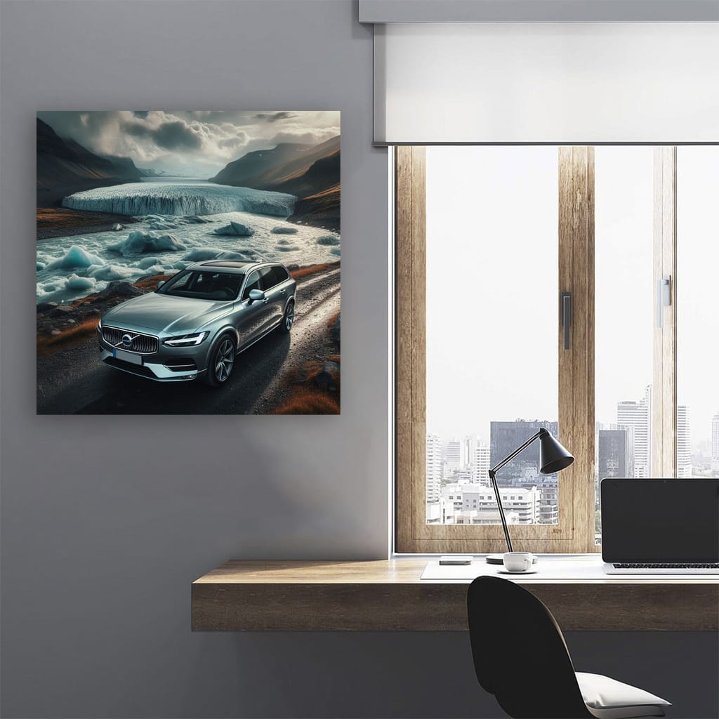 Volvo V90 River Wall Art