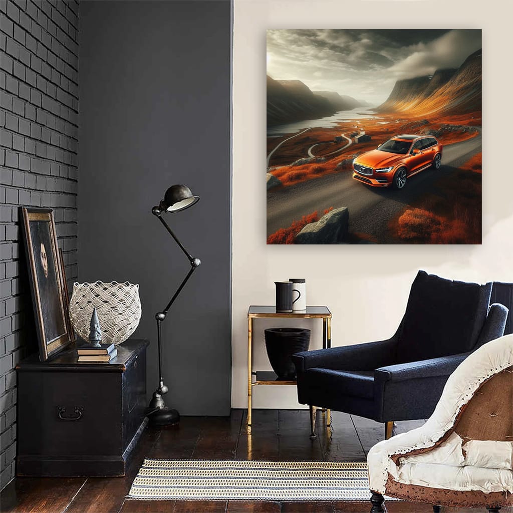 Volvo V90 Vall Wall Art