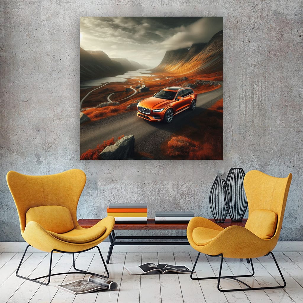 Volvo V90 Vall Wall Art