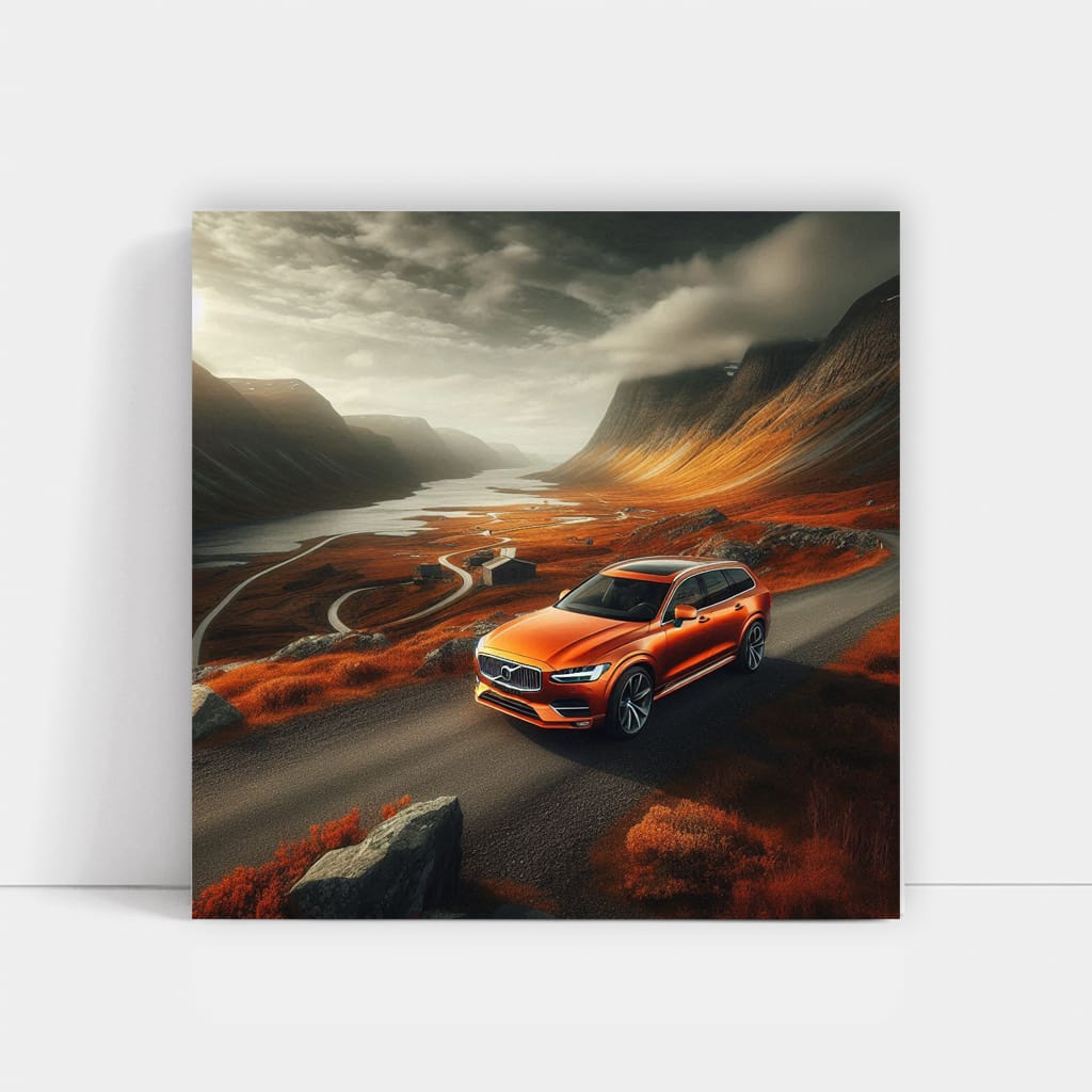 Volvo V90 Vall Wall Art