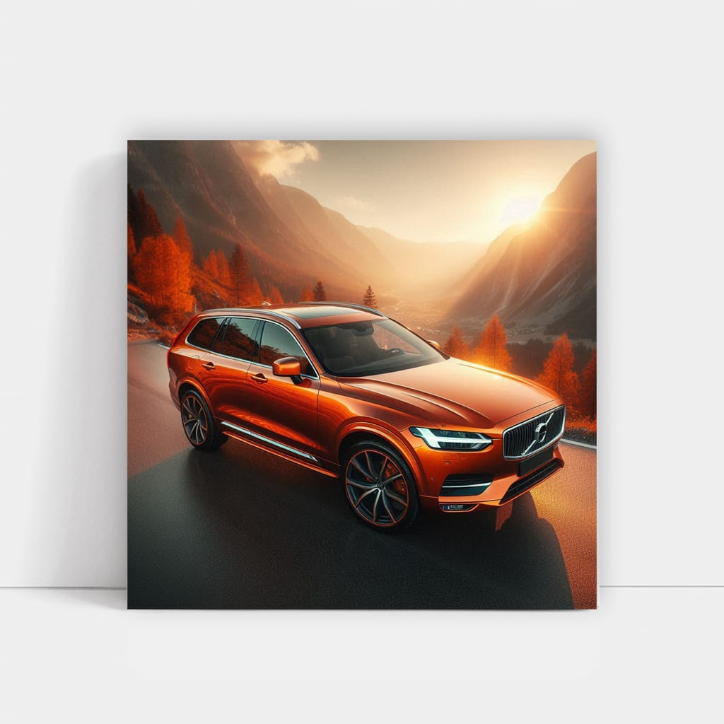 Volvo V90 Valley Wall Art