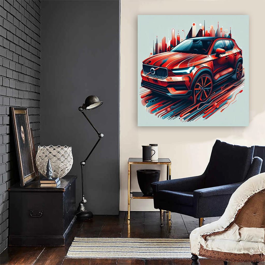 Volvo Xc40 Absctra Wall Art