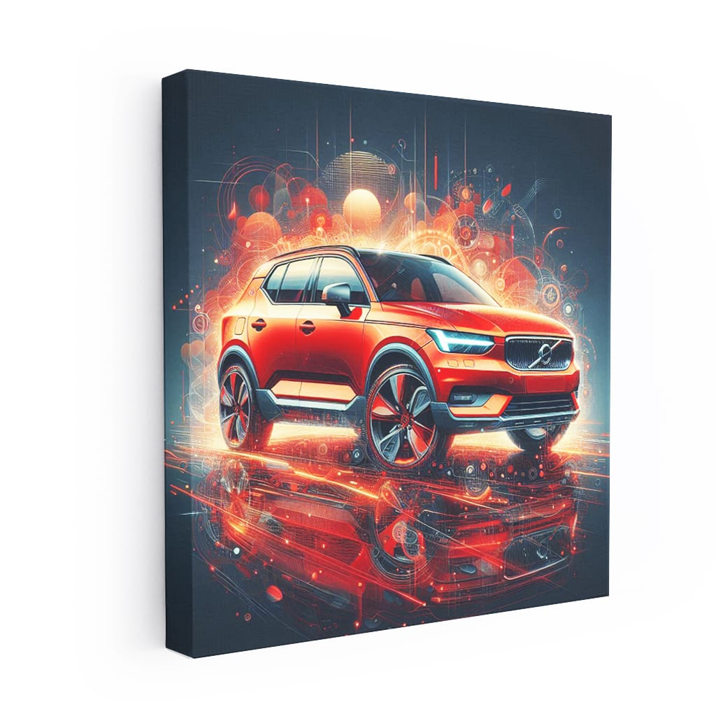 Volvo Xc40 Absctract Wall Art