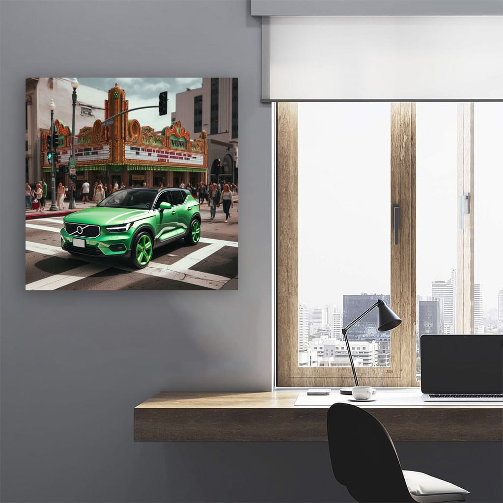 Volvo Xc40 Los Angel Wall Art