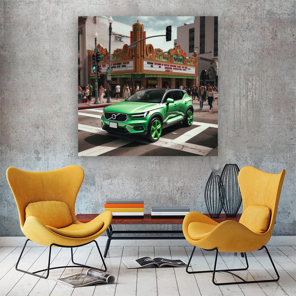 Volvo Xc40 Los Angel Wall Art