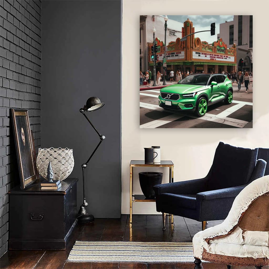 Volvo Xc40 Los Angel Wall Art