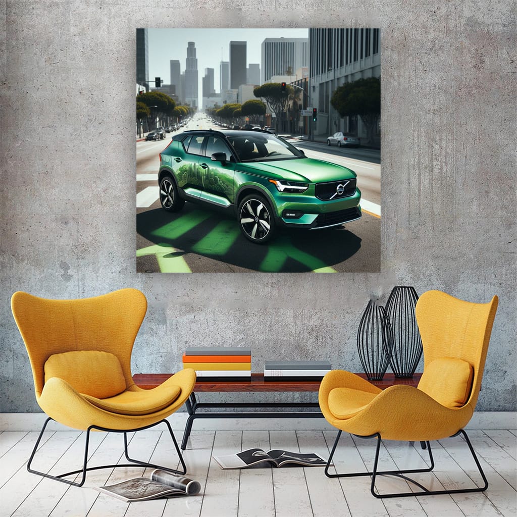 Volvo Xc40 Los Angeles Wall Art