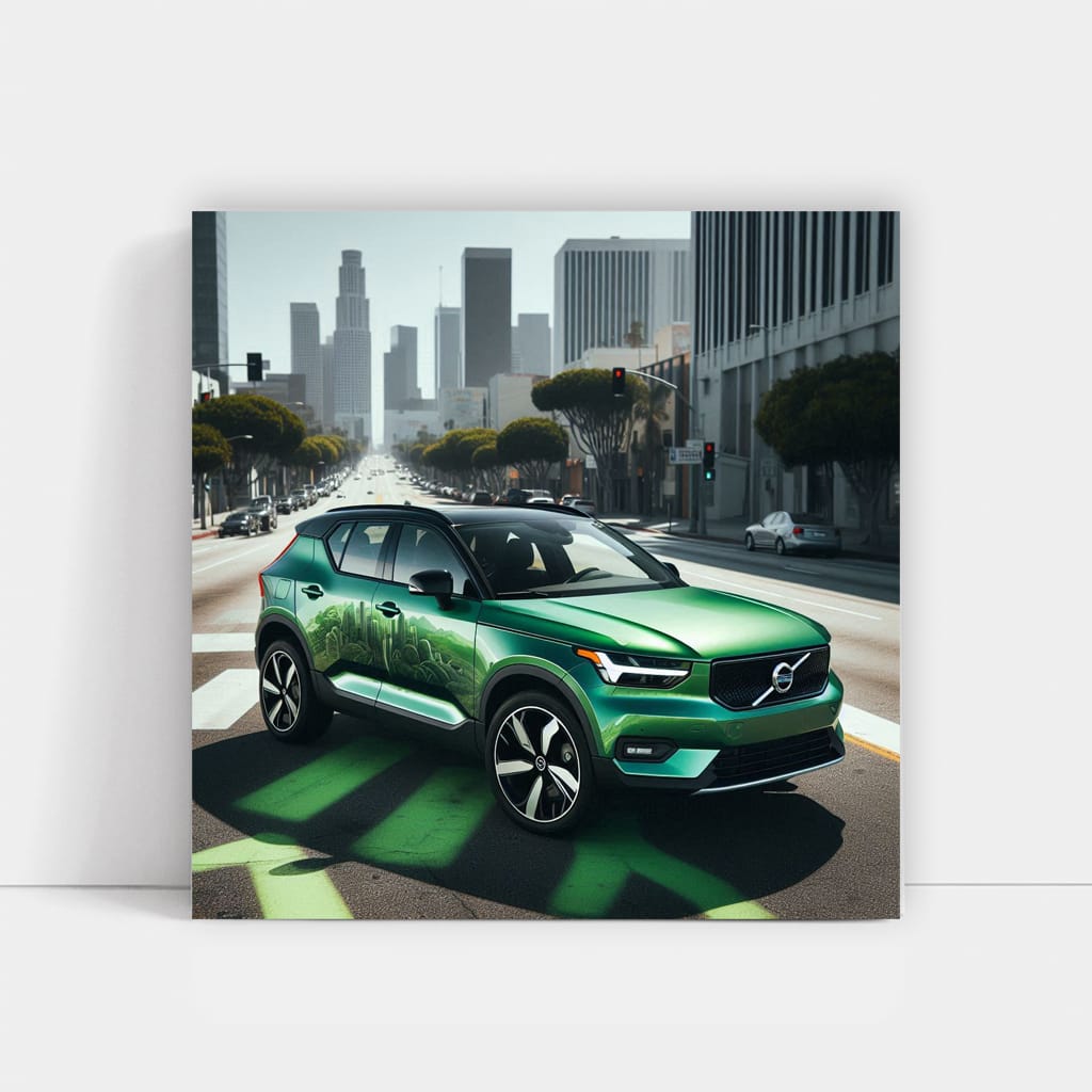 Volvo Xc40 Los Angeles Wall Art